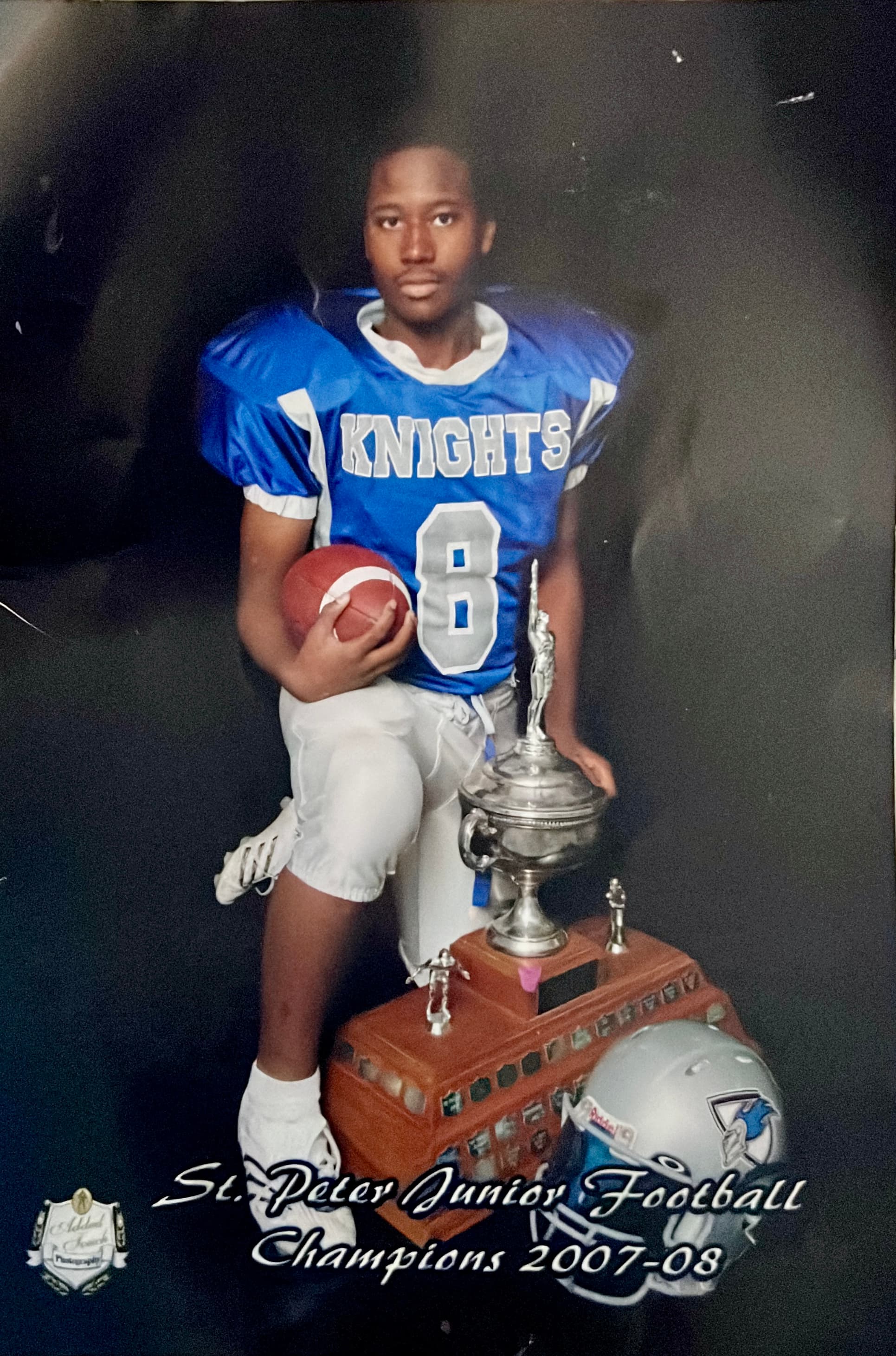 Christian Alphonse as a child