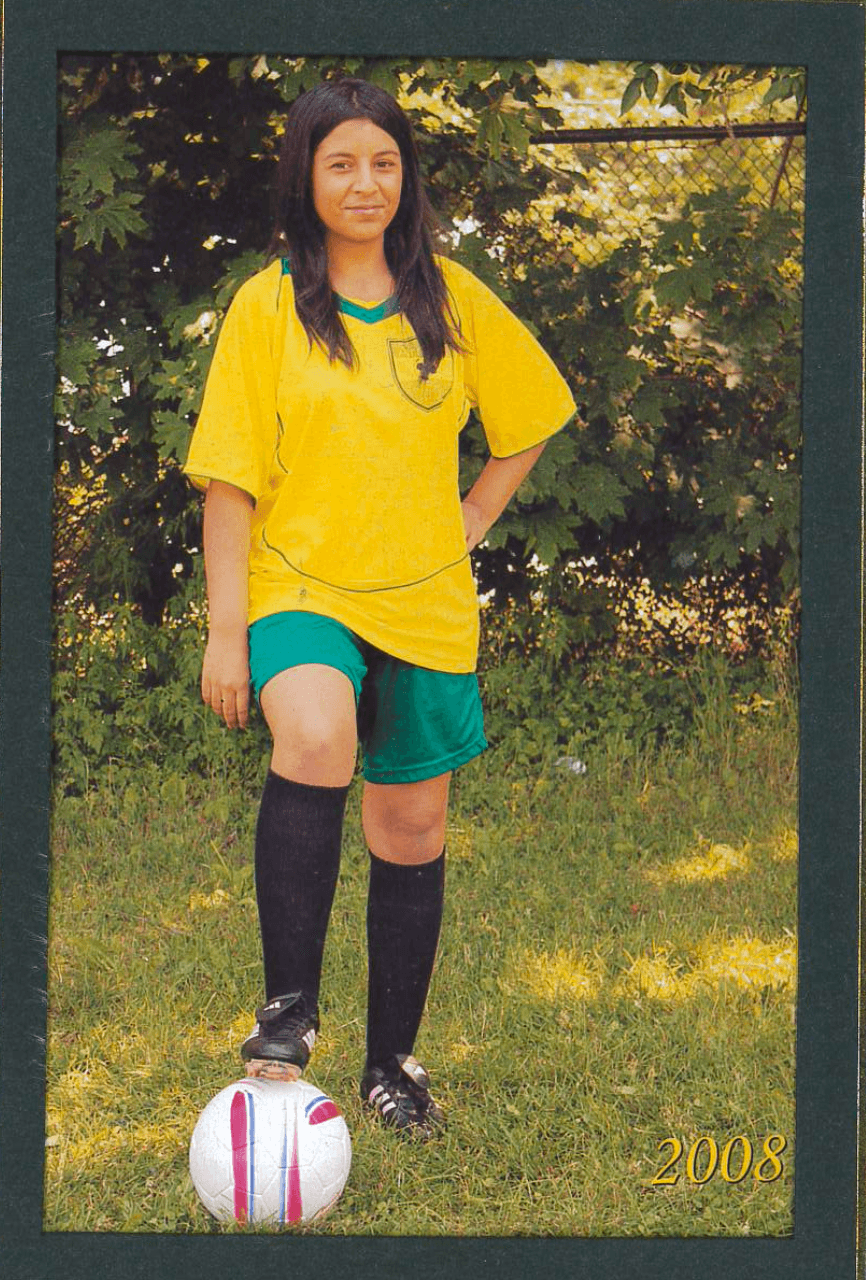 Ashima Chopra as a child